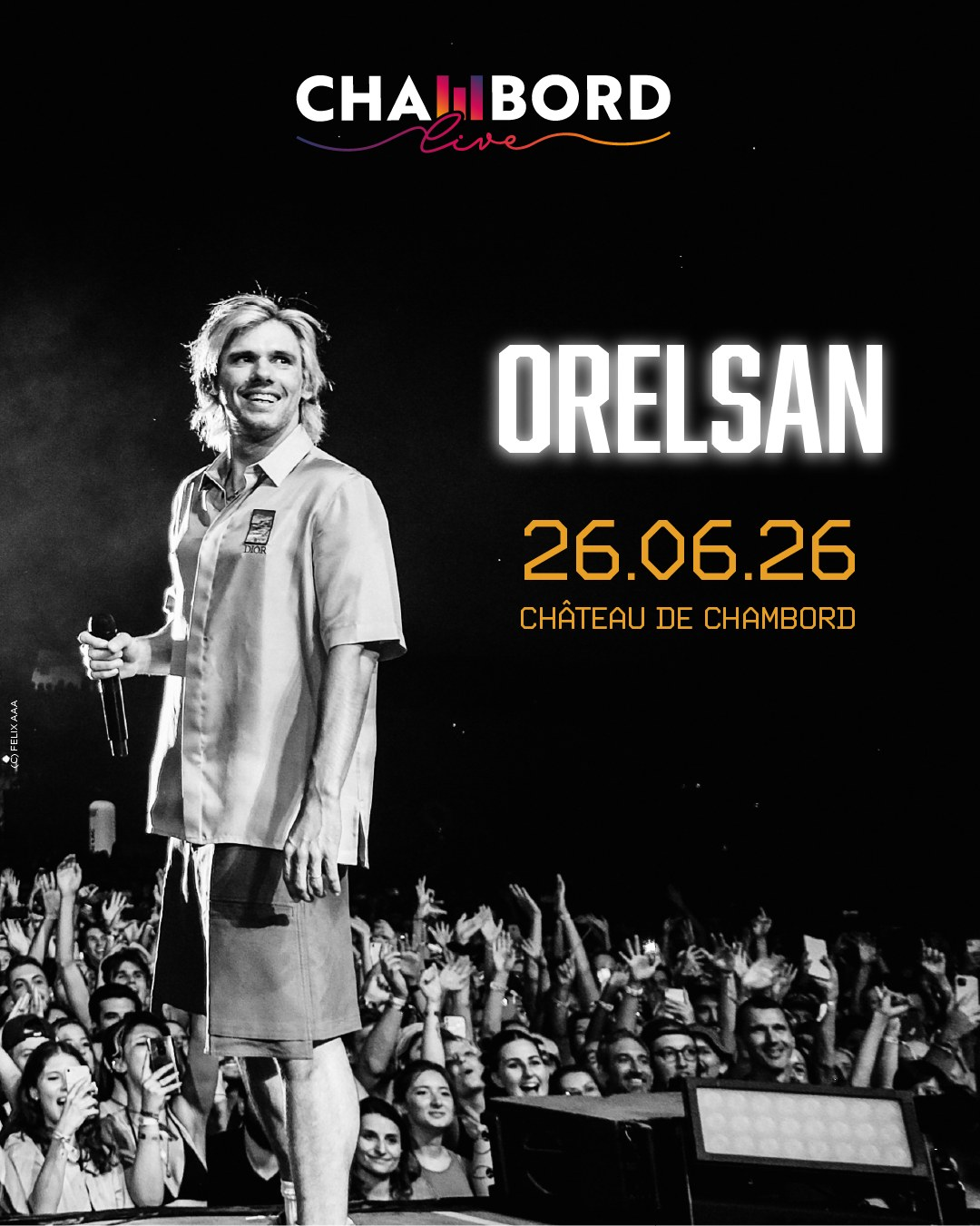 Chambord Live 2026 : Orelsan – VIP Experience Château