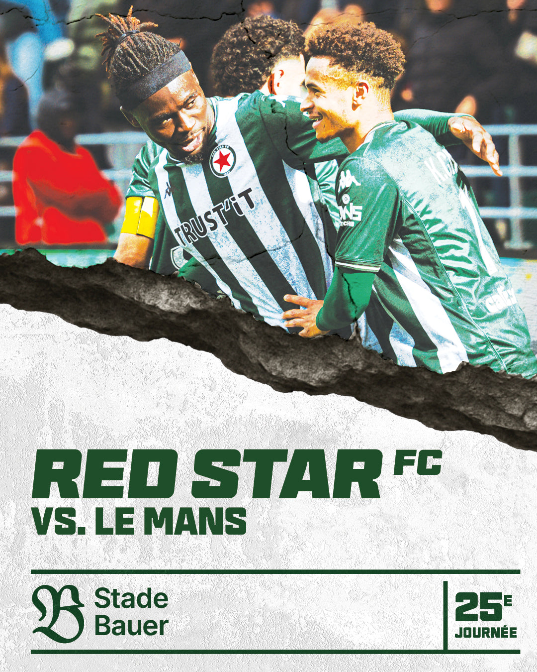 Ligue 2 - Red Star - Le Mans FC (Salon Étoile)