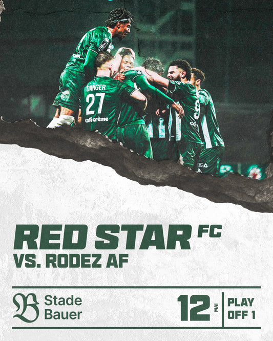 Barrage Ligue 2 - Red Star - Rodez Averyon Football  (Bauer Corner)